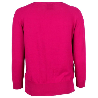Alpha Studio Fuchsia Baumwollpullover
