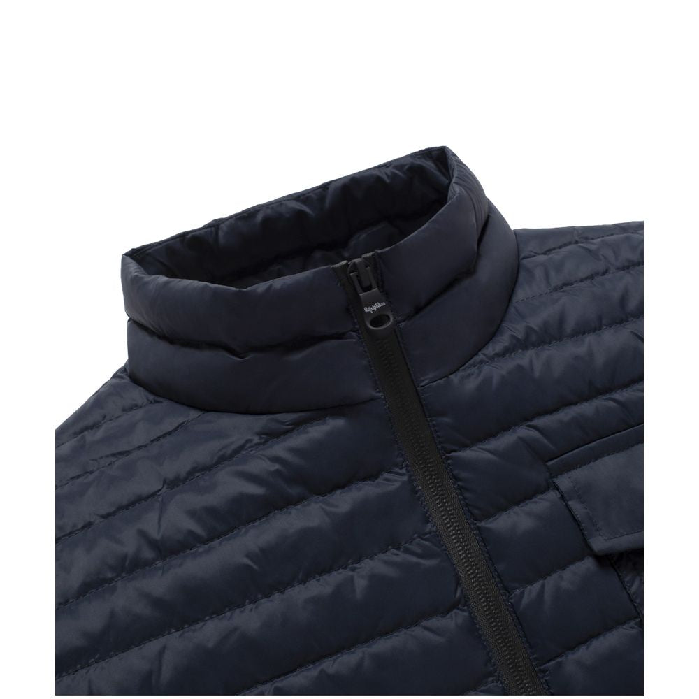 Refrigiwear Blaue Nylon-Herrenjacke