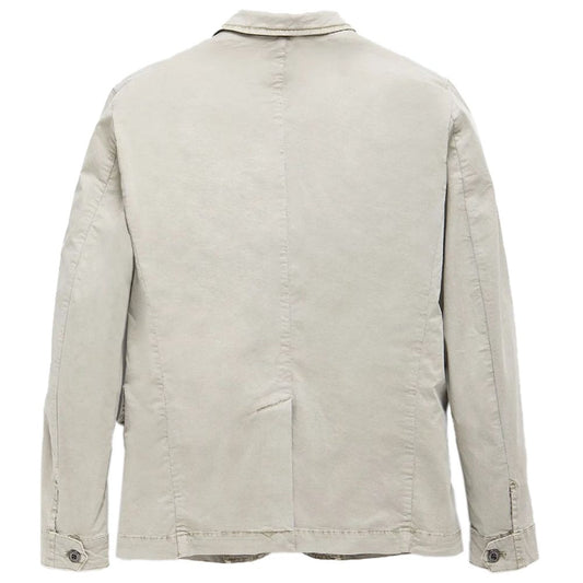 Refrigiwear Beige Cotton Men Jacket