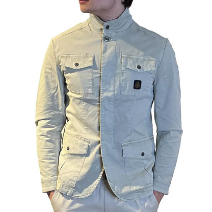 Refrigiwear Beige Cotton Men Jacket