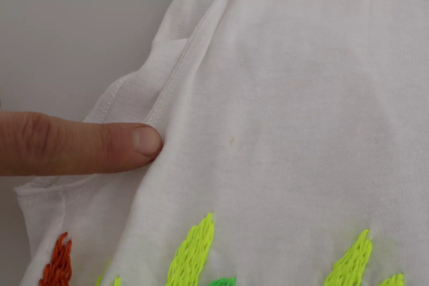 Dsquared² Schwarz-weiße ärmellose Baumwollbluse mit Rundhalsausschnitt