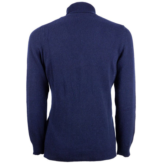 Blauer Herrenpullover aus Kaschmir von Emilio Romanelli
