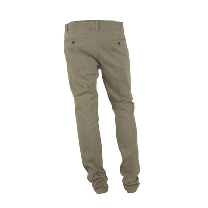 Beige Baumwollhose für Herren, Made in Italy
