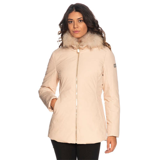 Yes Zee Beige Polyamid Damenjacke