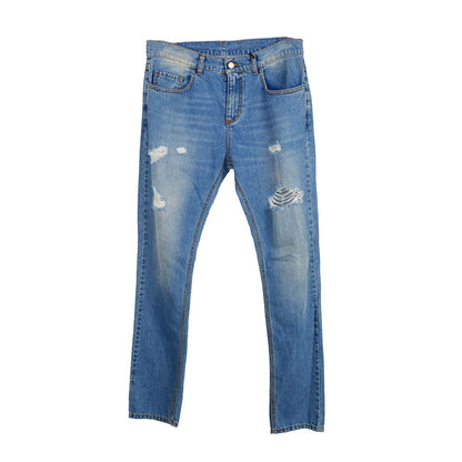 Comme Des Fuckdown Herrenjeans aus blauer Baumwolle