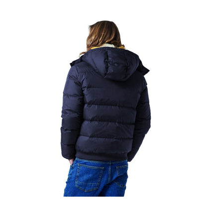 La Martina Blaue Nylon-Sportjacke für Herren