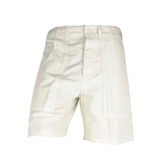 Don The Fuller Herren-Bermudashorts aus weißer Baumwolle