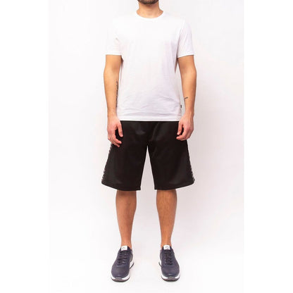Bikkembergs Sleek Anniversary gestreifte Bermudashorts