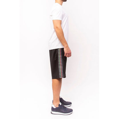Bikkembergs Sleek Anniversary gestreifte Bermudashorts