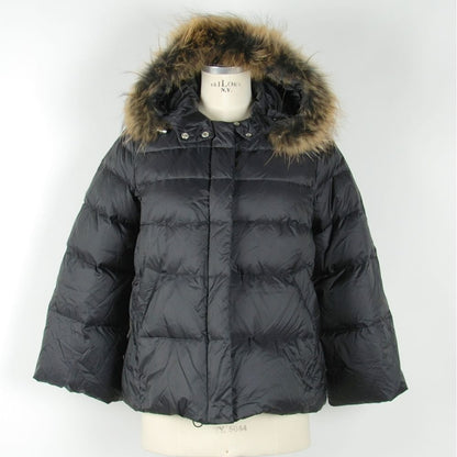 Emilio Romanelli Schwarze Polyamid-Damenjacke