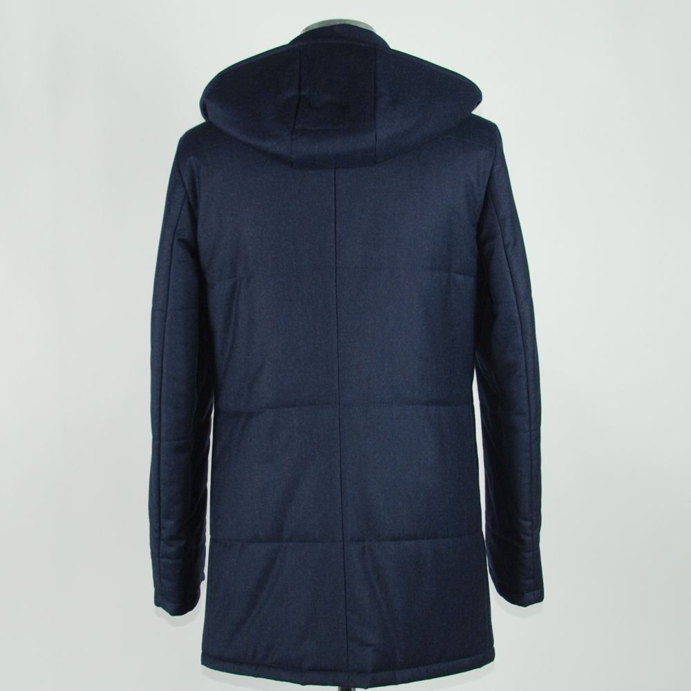 Blaue Wolljacke für Herren, Made in Italy