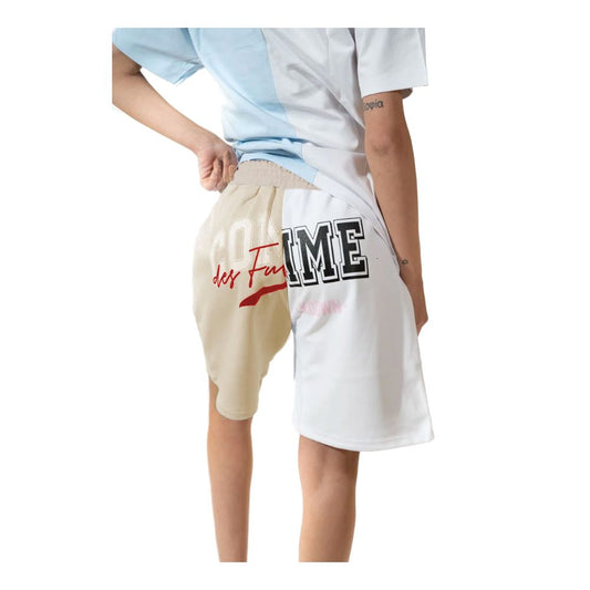 Comme Des Fuckdown – Schicke Shorts mit zweifarbigem Logo