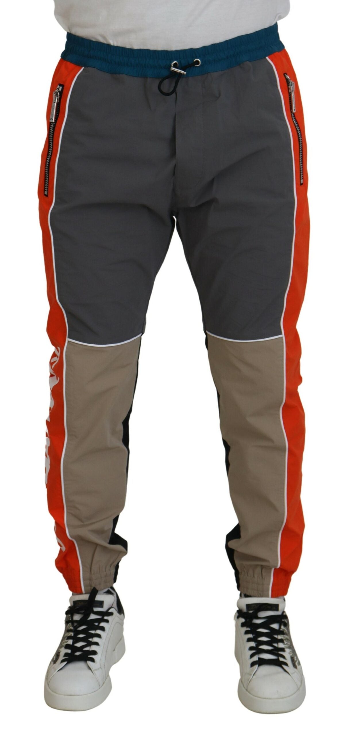 Dsquared² Mehrfarbige Patchwork-Jogginghose aus Baumwolle