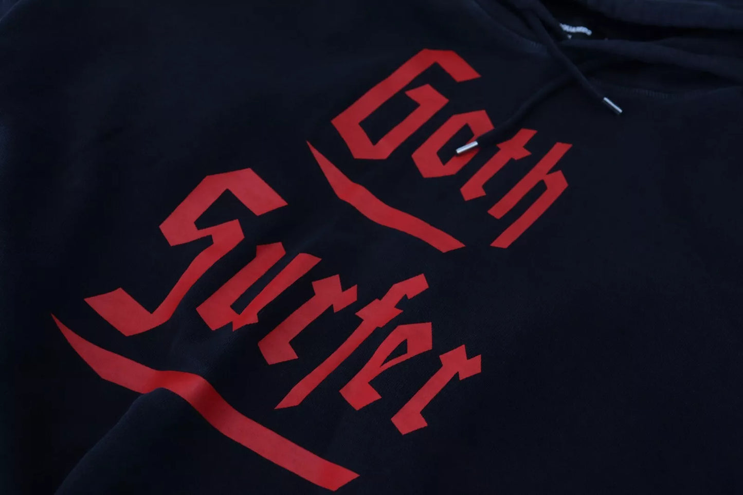 Dsquared² Schwarzer Baumwollpullover mit Kapuze und Aufdruck für Herren