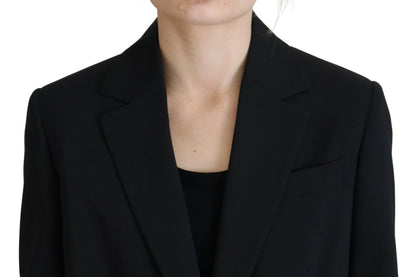 Dsquared² Einreihiger Blazer mit Blumenmuster in Schwarz