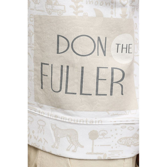 Don The Fuller – Weißer Baumwollpullover für Herren