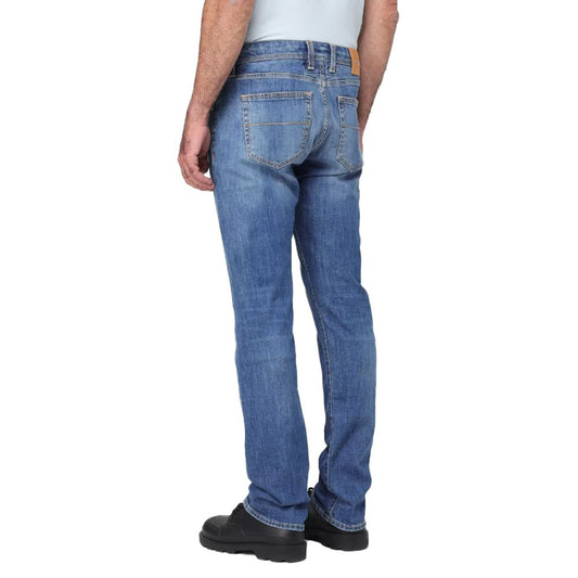 Tramarossa Blaue Herrenjeans aus Baumwolle