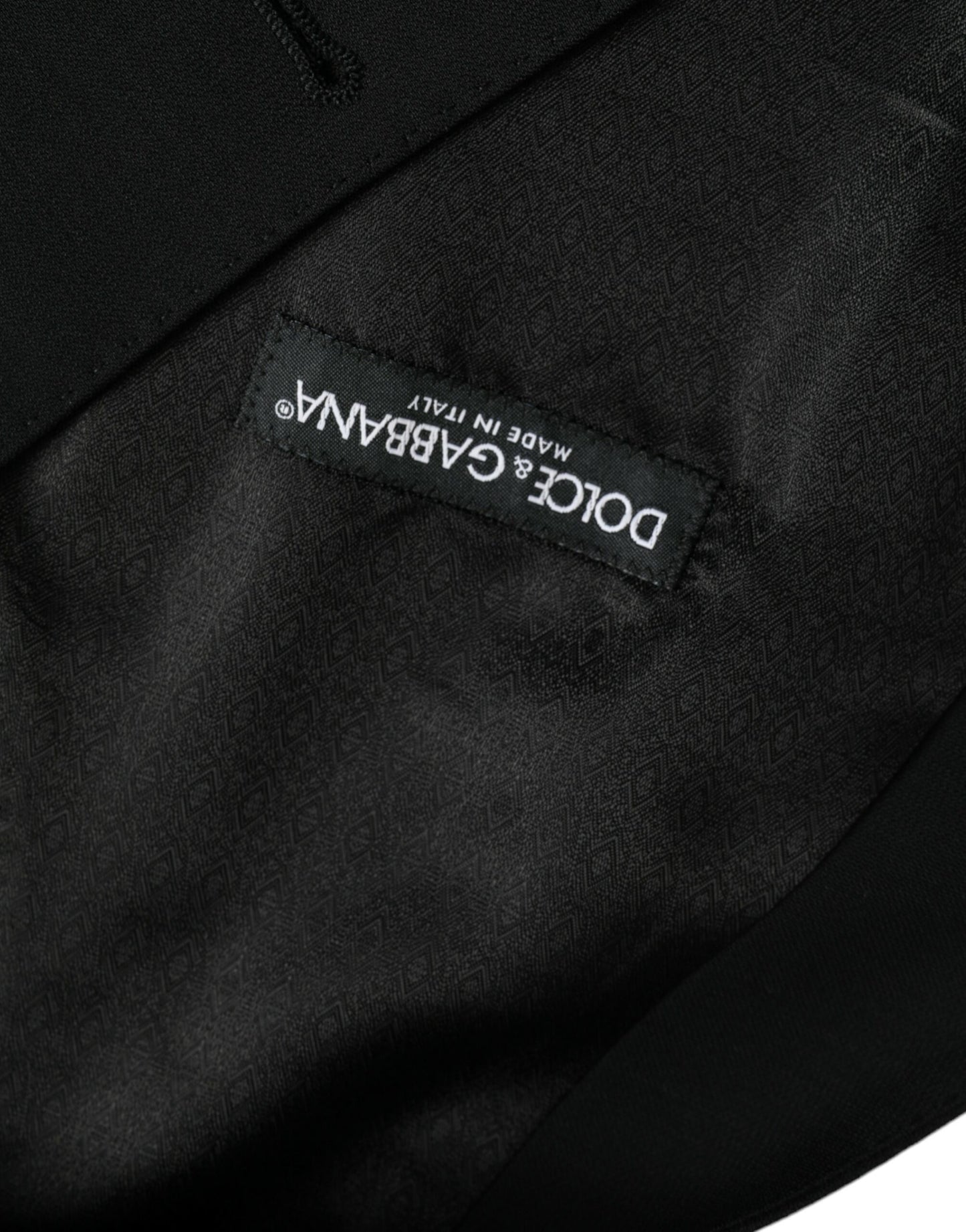 Dolce &amp; Gabbana Schwarze Wollweste, formelle Weste