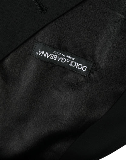 Dolce &amp; Gabbana Schwarze Wollweste, formelle Weste