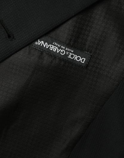 Dolce &amp; Gabbana Schwarze Wollweste, formelle Weste