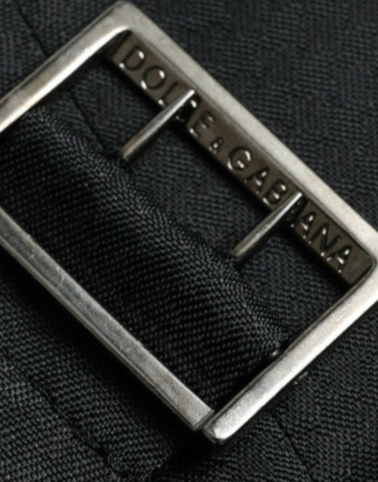 Dolce &amp; Gabbana Schwarze Wollweste, formelle Weste