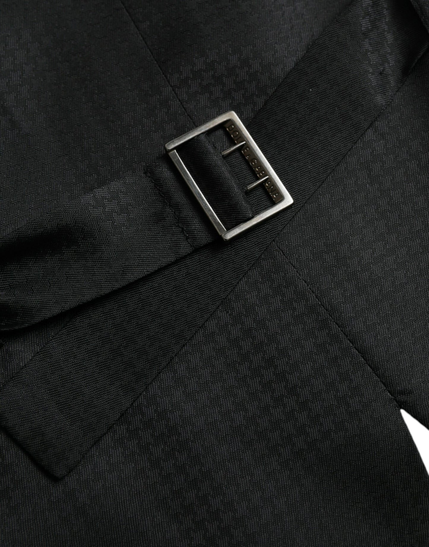 Dolce &amp; Gabbana Schwarze Wollweste, formelle Weste