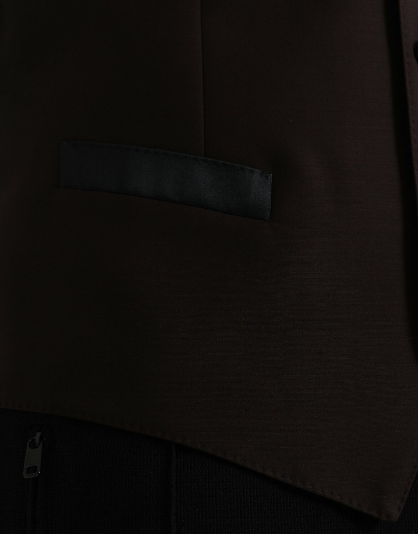 Dolce &amp; Gabbana Braune Wollweste, formelle Weste