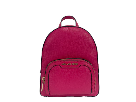 Michael Kors – Jaycee Mini XS – Rucksacktasche aus gekrispeltem Leder mit Reißverschlusstasche