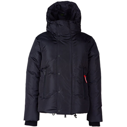 Dsquared² Schwarze Nylon-Daunenjacke für Herren
