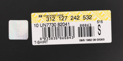 Lilafarbenes Baumwoll-T-Shirt mit V-Ausschnitt von Costume National