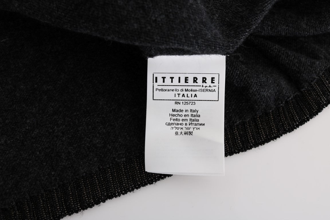 Costume National – Grauer Viskose-Strickpullover