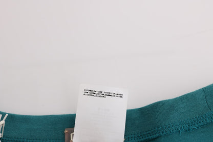 John Galliano – Oversize-Pullover aus grüner Baumwolle