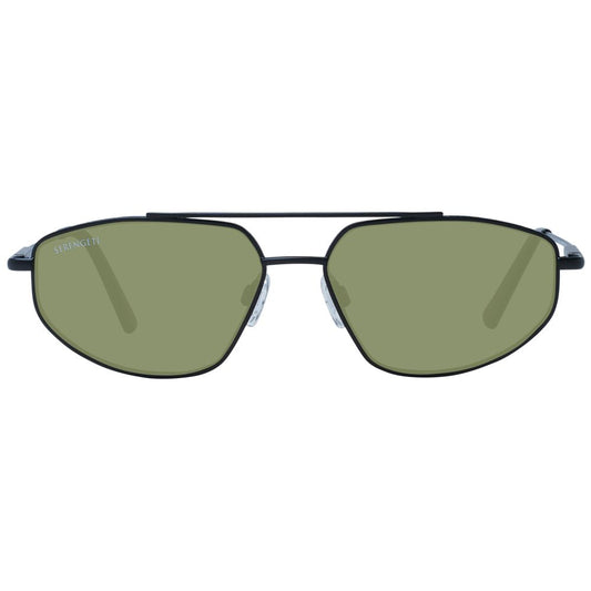 Serengeti Schwarze Herren-Sonnenbrille