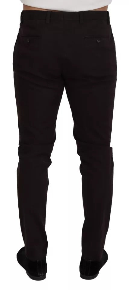 Dolce &amp; Gabbana Braune Skinny-Jeans aus Baumwollstretch für Herren
