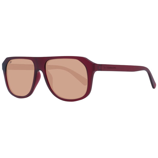 Serengeti Burgunder Herren-Sonnenbrille