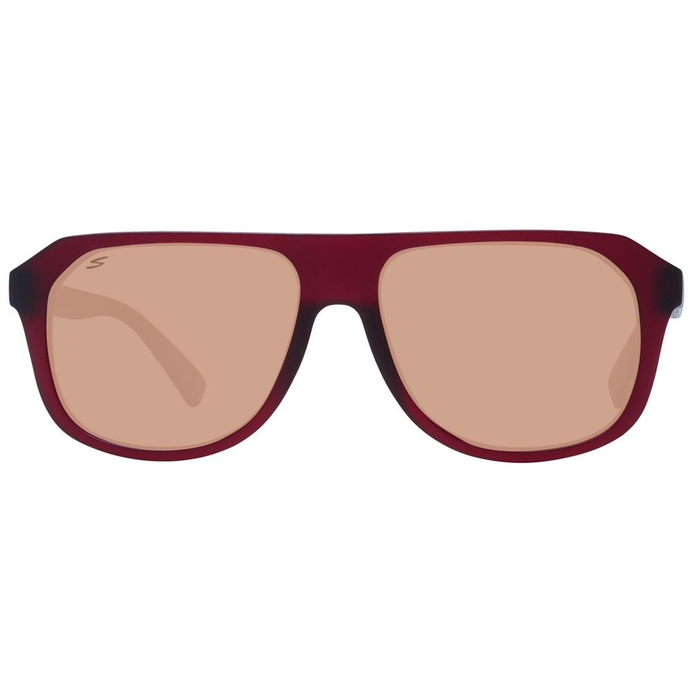 Serengeti Burgunder Herren-Sonnenbrille