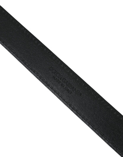 Dolce &amp; Gabbana Beige Wildledergürtel mit silberner Schnalle Herren