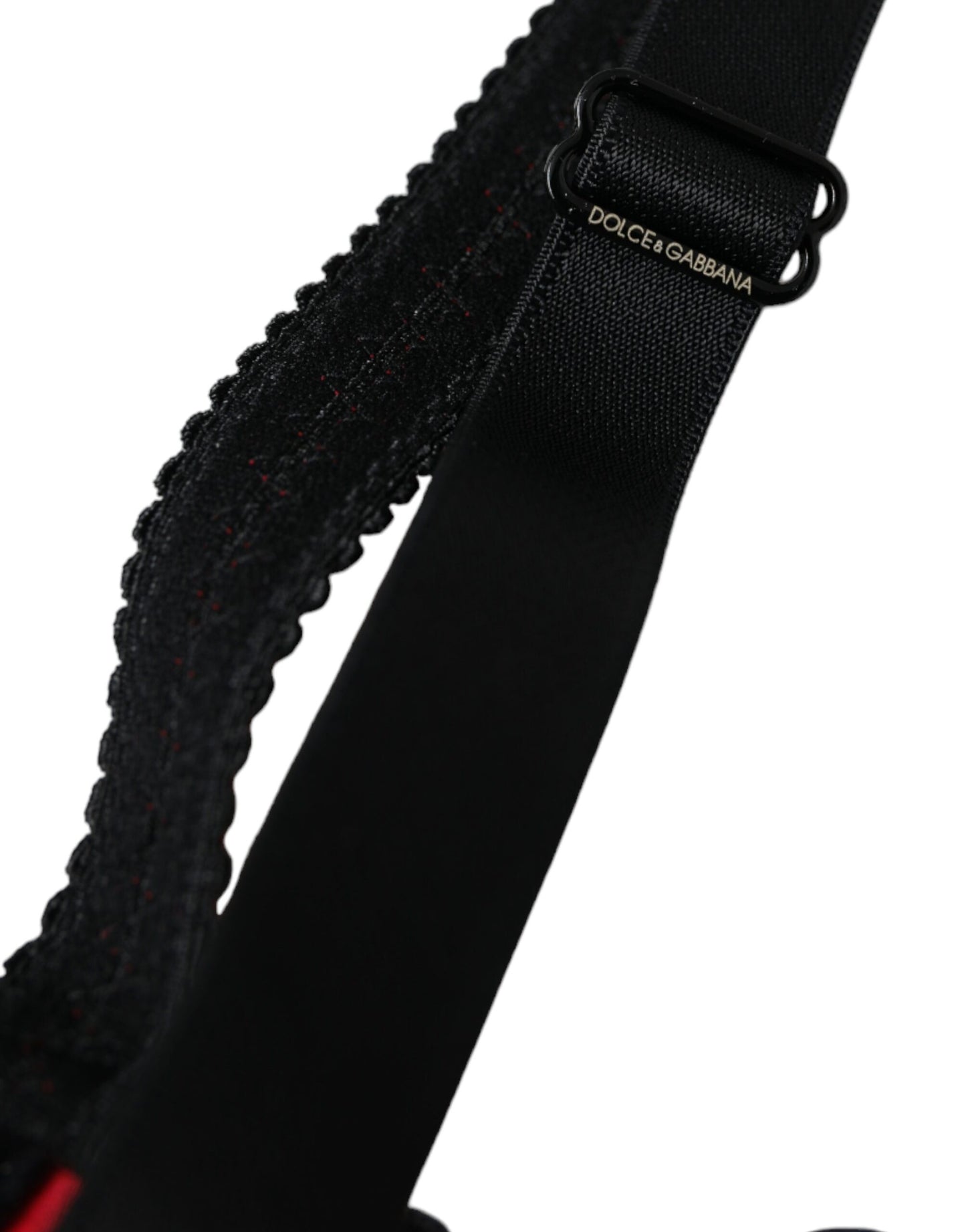 Dolce &amp; Gabbana Bordeaux Seidenstretch-Balconcino-BH-Unterwäsche