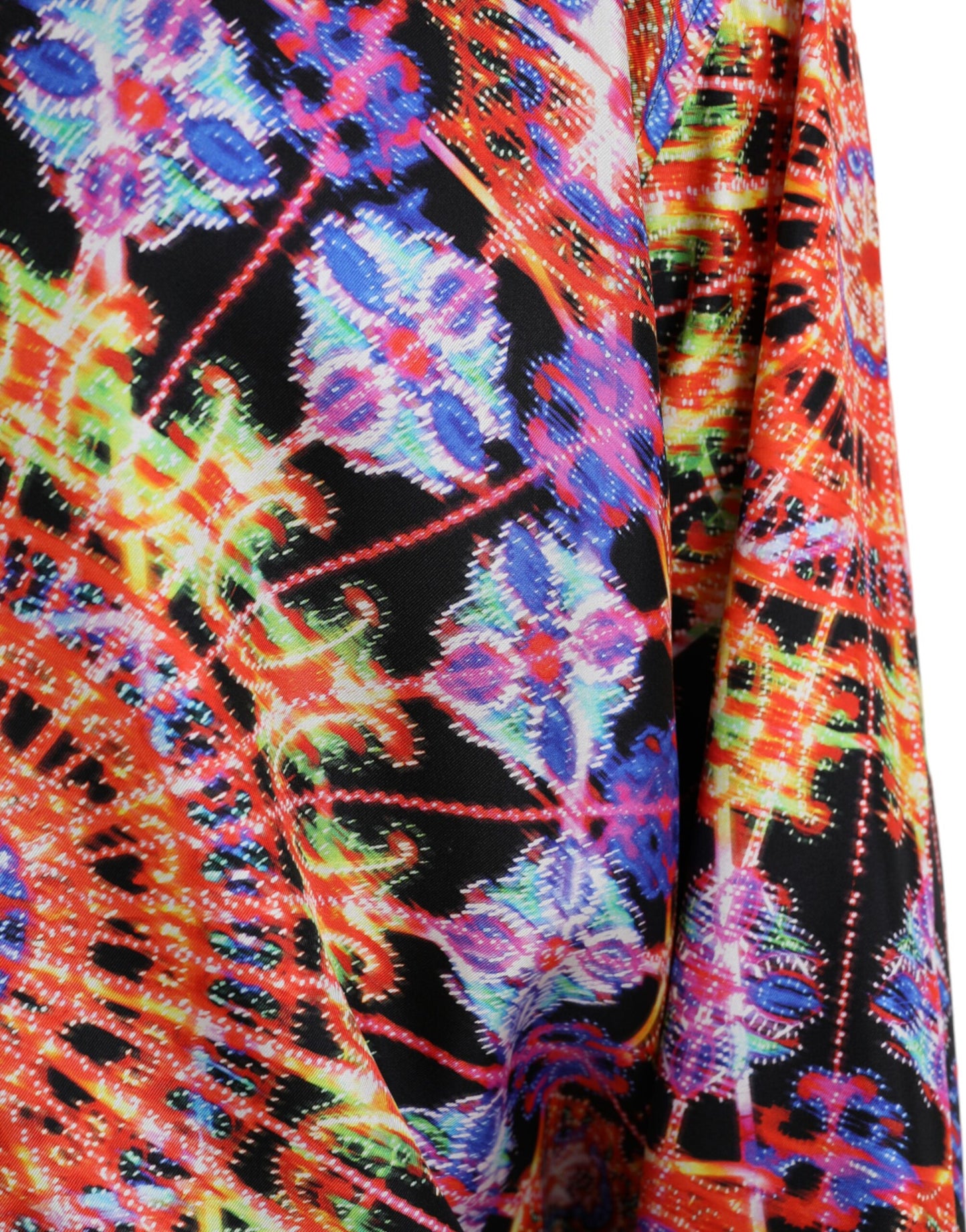 Dolce &amp; Gabbana Mehrfarbiges Luminarie-Freizeithemd aus Seide für Herren