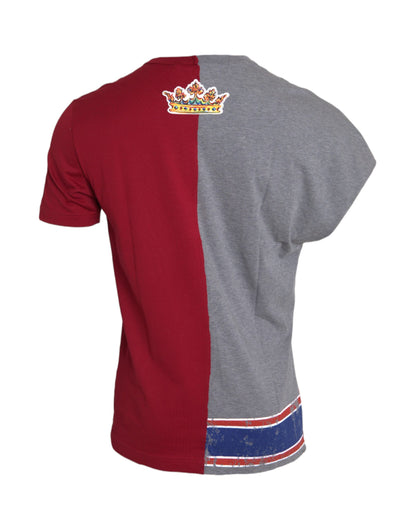 Dolce &amp; Gabbana – Kurzärmliges T-Shirt mit mehrfarbiger Grafik