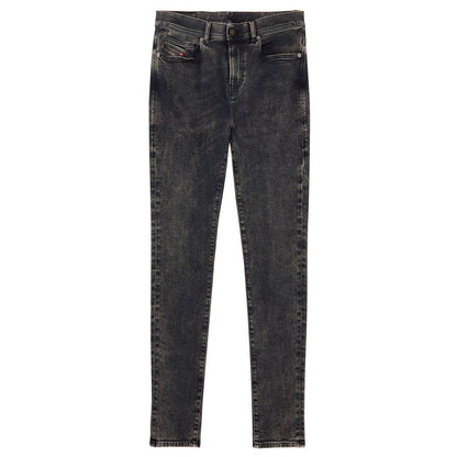 Diesel Black Cotton Men Jean