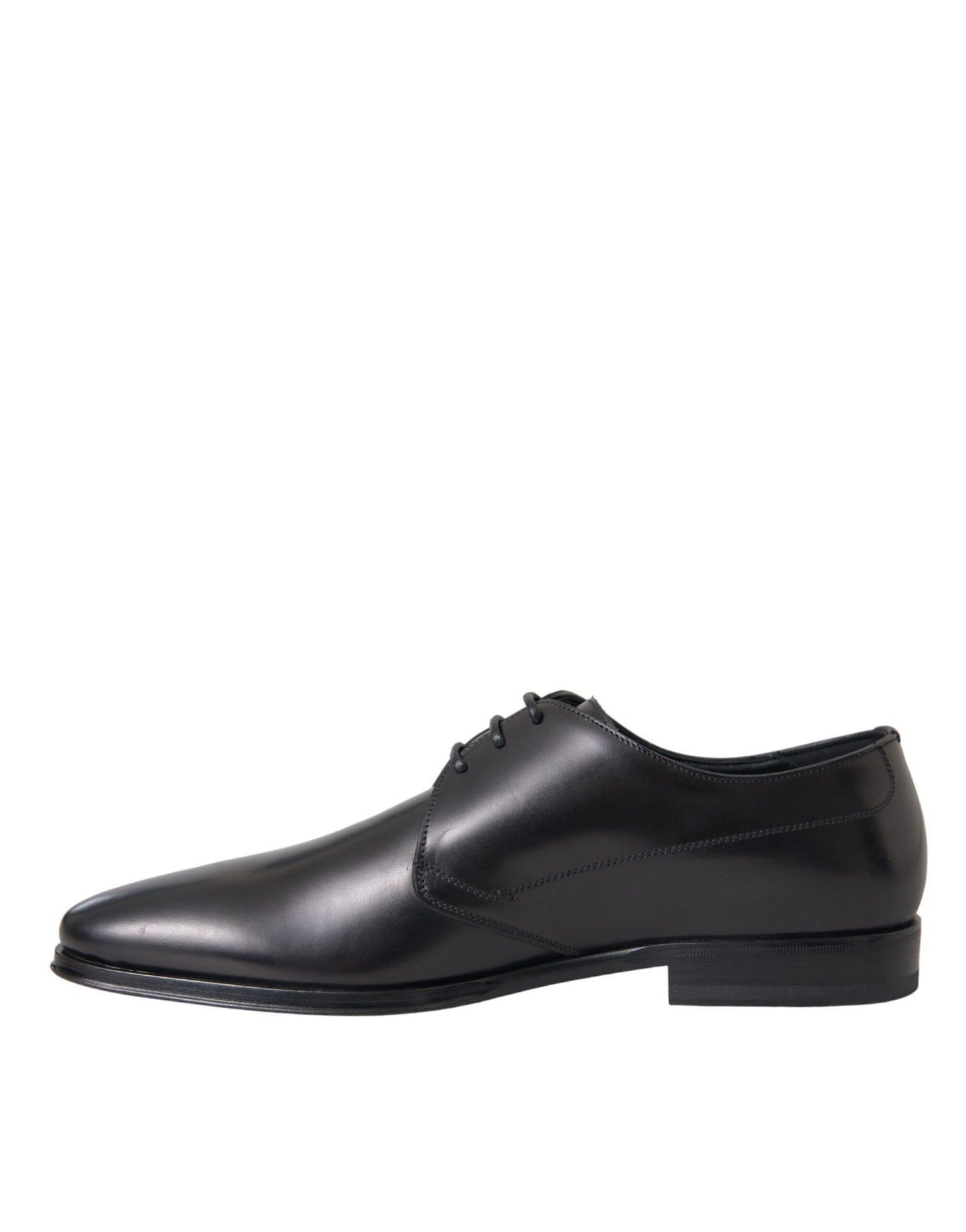 Dolce &amp; Gabbana – Derby-Schuhe aus schwarzem Leder für formelle Anlässe