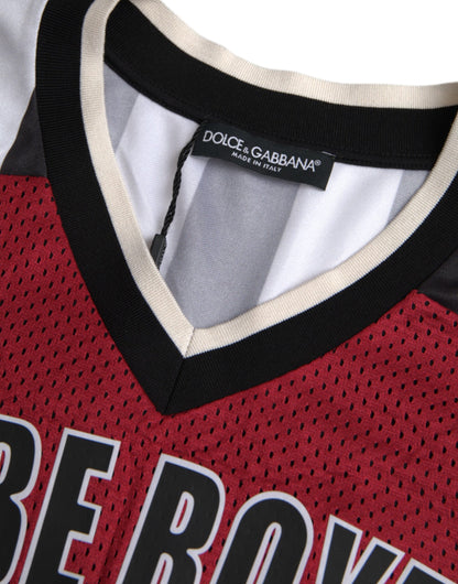 Dolce &amp; Gabbana – Mehrfarbiges, übergroßes T-Shirt mit Panda-Motiv „Royals“