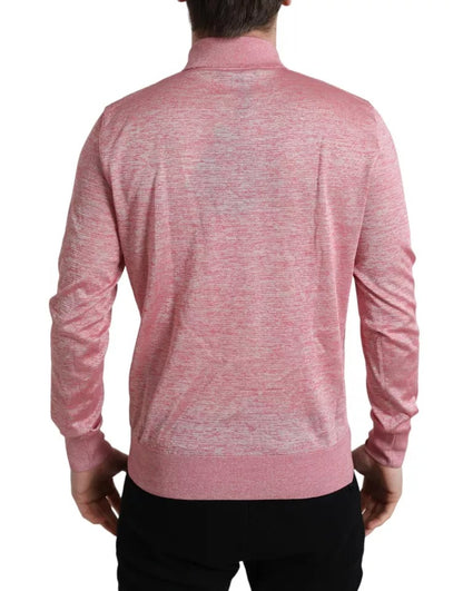 Dolce &amp; Gabbana Rosa Polyester Kragen Herren Pullover Pullover
