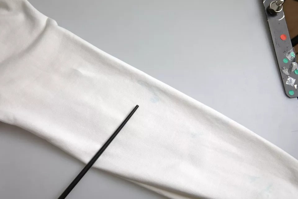 Dolce &amp; Gabbana Weißer Caesar-Kapuzenpullover aus Baumwolle