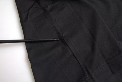 Dolce &amp; Gabbana – Schwarzes Baumwoll-T-Shirt mit Rundhalsausschnitt und Logo-Patch