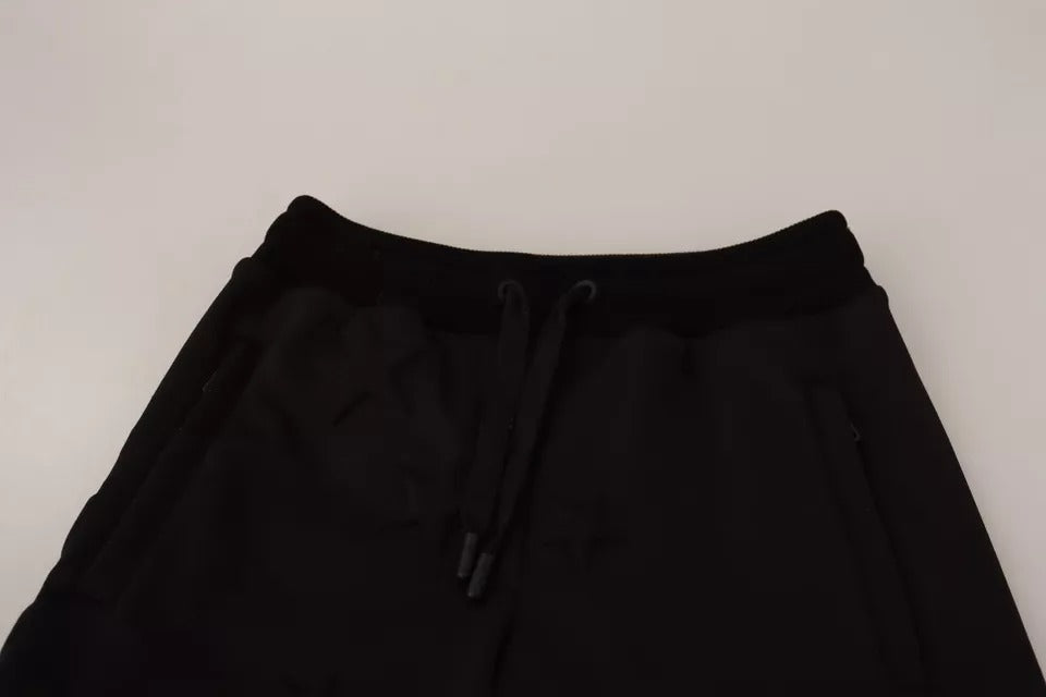 Dolce &amp; Gabbana Schwarze Joggerhose für Damen aus Polyester