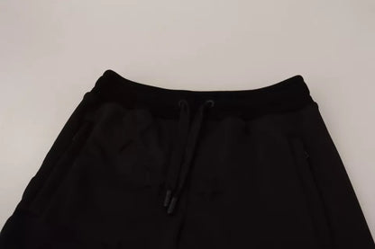 Dolce &amp; Gabbana Schwarze Joggerhose für Damen aus Polyester