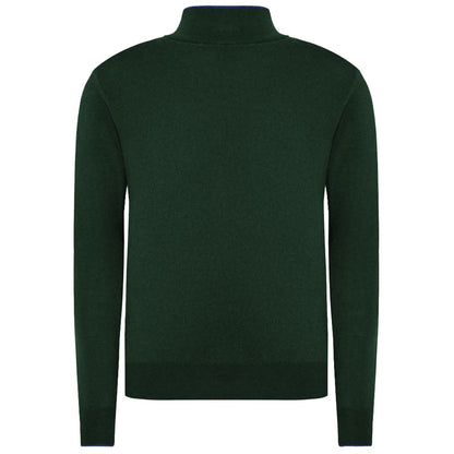 La Martina Green Wool Men Sweater