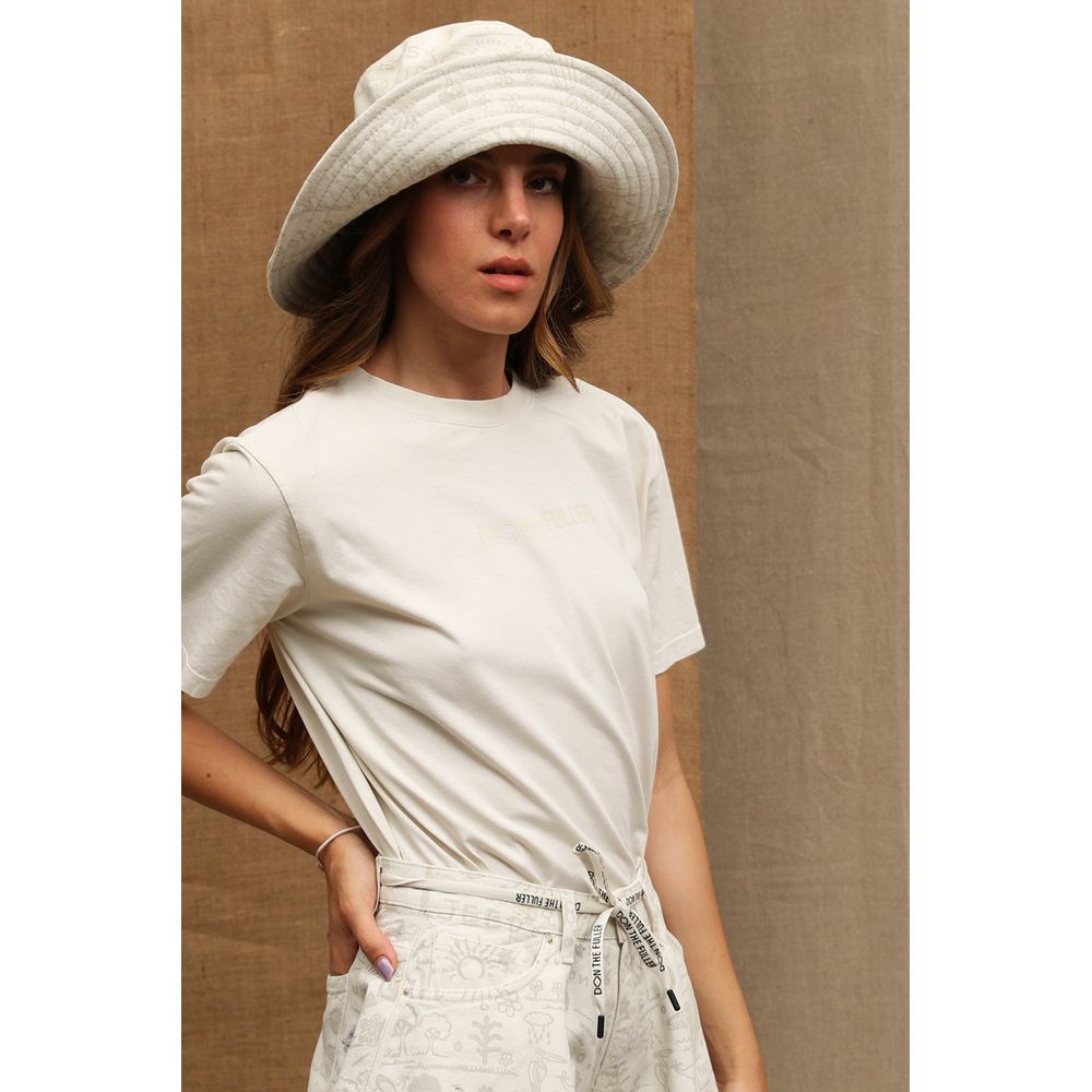 Don The Fuller „Weißes Baumwoll-Damen-T-Shirt“